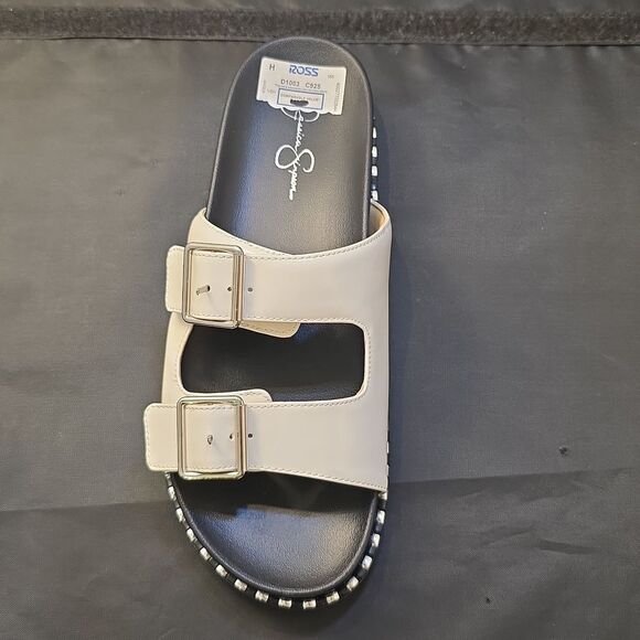 BRAND NEEW JESSICA SIMPSON WOMEN'S  DOUBLE  BUCKLE SANDALS G1 - Picture 9 of 15
